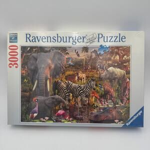Ravensburger 3000 pc African Animal World 2010 Factory Sealed